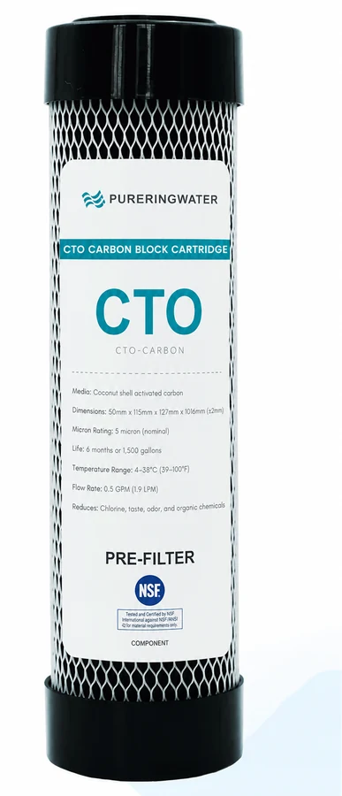 PureRing Water carbon block filter cartridge